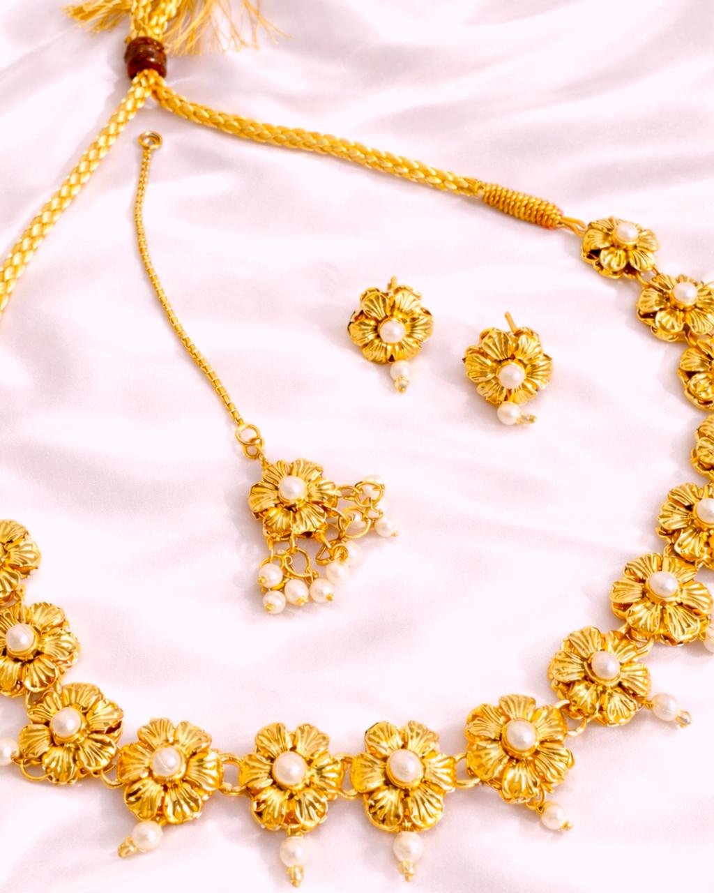 Indian Gold Jewellery Set  - Stainless Steel